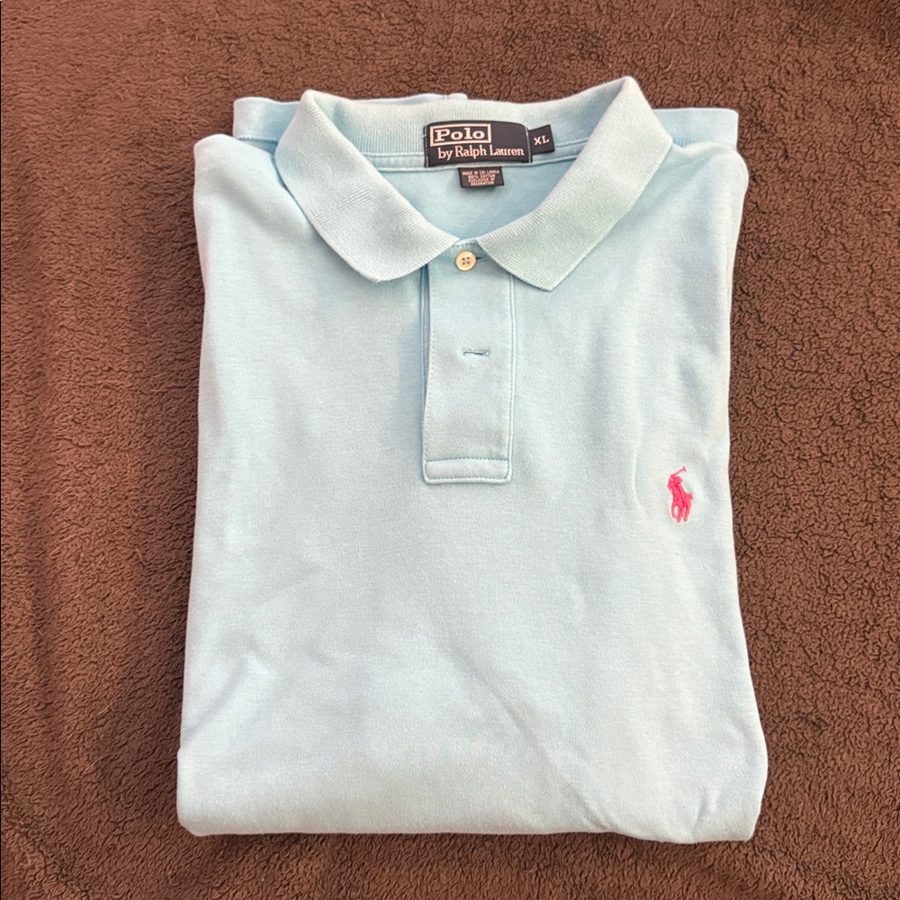 Polo Ralph Lauren Light Blue Polo Shirt